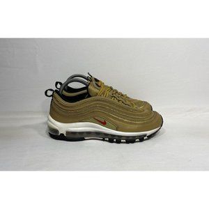 Nike Air Max 97 OG QS Metallic Gold Bullet 6.5y / Women's Sz 8 Shoes 918890-700